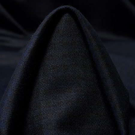 Jersey, Wool Blend, Check, Parisian Night