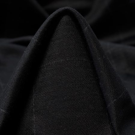 Jersey, Virgin Wool, Check, Asphalt