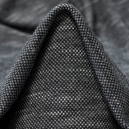 Jersey, Cotton, Viscose, Blackened Pearl