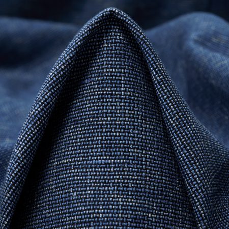 Linen, Cotton, Micro Structure, Moonlight Blue