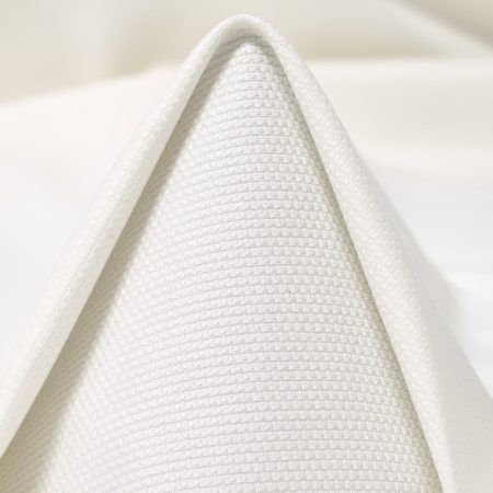 Piqué, Cotton Elastic, Lucent White