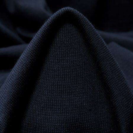Single Jersey, Virgin Wool, Elastic, Parisian Night