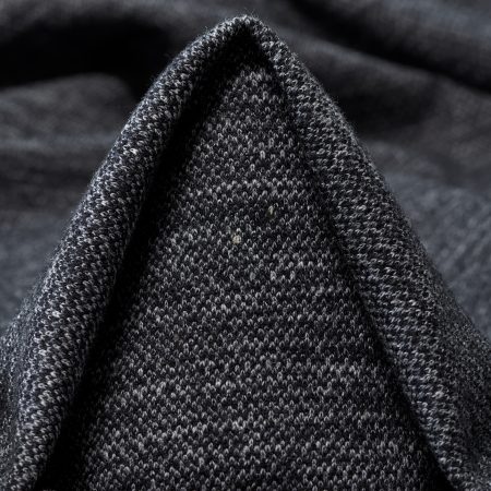 Jersey, Cotton, Virgin Wool, Blackened Pearl