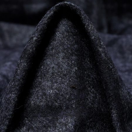 Jersey, Jacquard, Wool Blend, Blue Indigo