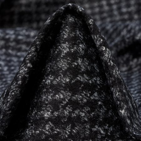 Jersey, Wool Blend, Brushed, Blackened Pearl