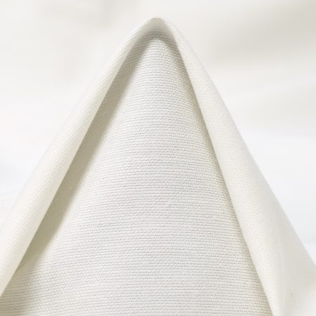 Cotton, Linen, Elastic, Lucent White