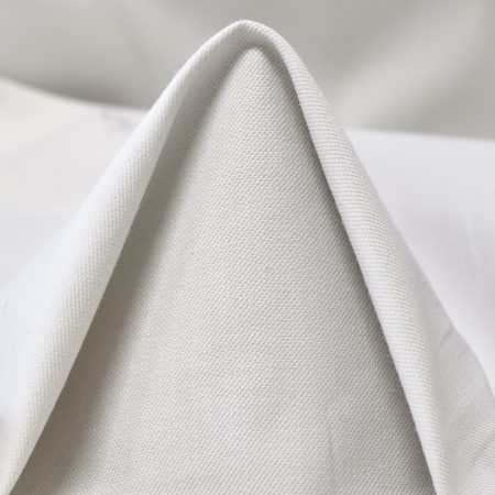 Twill, Cotton Elastic, Lucent White