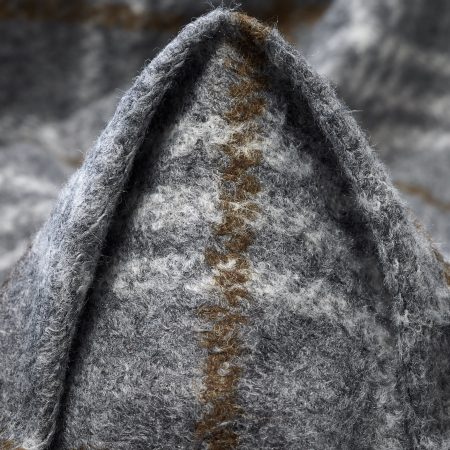 Jersey, Wool Blend, Brushed, Ghost Gray