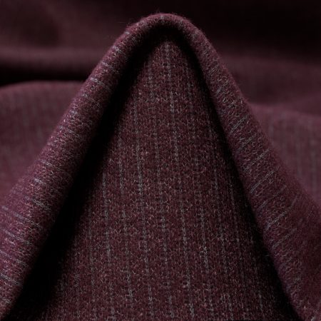 Rib Jersey, Wool Blend, Pinstripes, Port