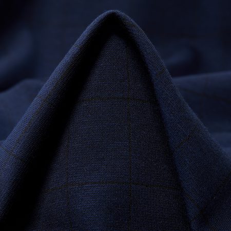 Jersey, Viscose Blend, Check, Parisian Night