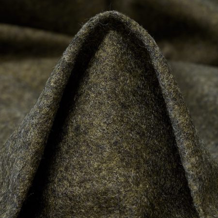 Jersey, Wool Blend, Melange, Dusty Olive