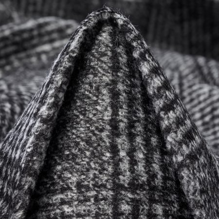 Jersey, Wool Blend, Brushed, Mockingbird