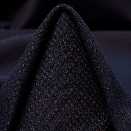 Jacquard, Virgin Wool, Micro Design, Medieval Blue&Tan