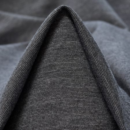 Jersey, Punto Milano, Viscose Blend, Iron Gate