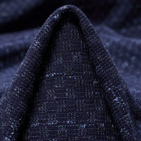 Jersey, Jacquard, Cotton, Mood Indigo