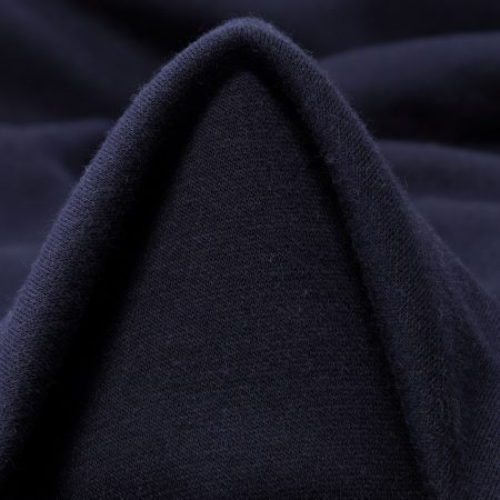 Jersey, Double, Cotton, Dark Sapphire&Bone White