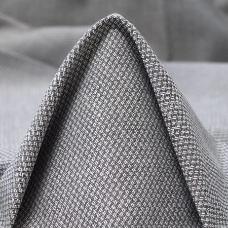 Piqué, Cotton, Elastic, Steeple Gray