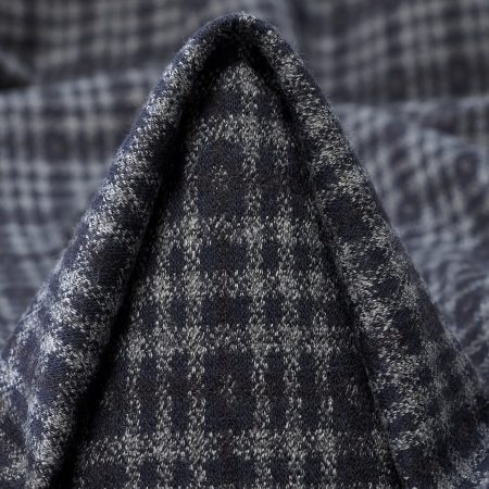 Jersey, Jacquard, Cotton, Paloma&Blue Indigo