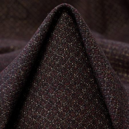 Jacquard, Virgin Wool, Viscose Blend, Port