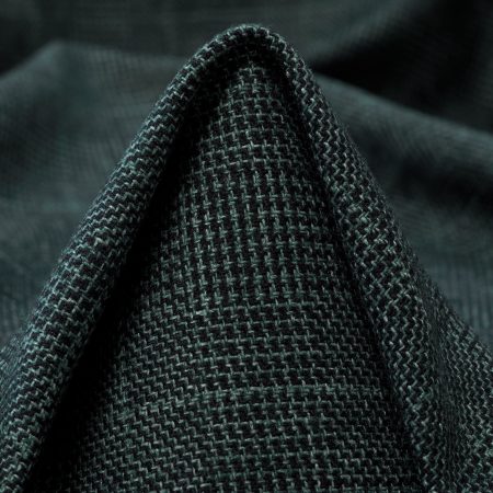 Wool Blend, Cotton Blend, Check, Bottle Green