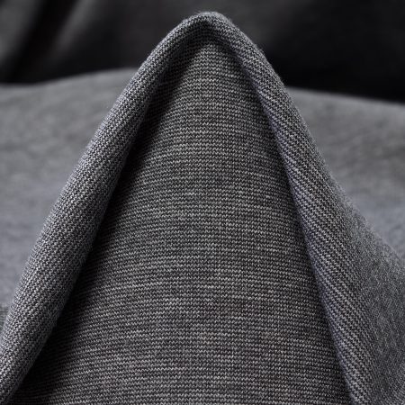 Jersey, Punto Milano, Viscose Blend, Steel Gray