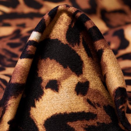 Fleece, Viscose, Animal, Maple Sugar