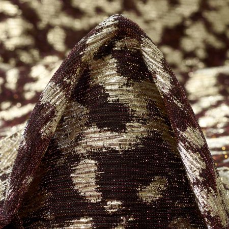 Jersey, Metallic, Transparent, Brown Rice&Red Gold