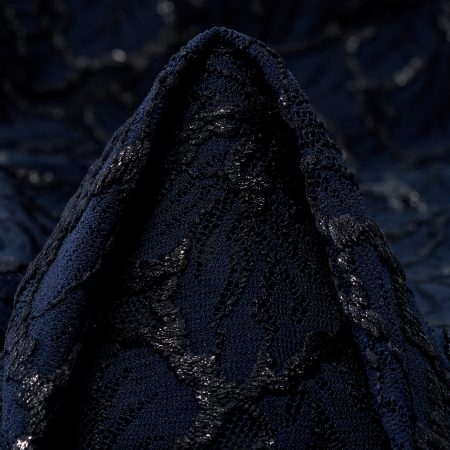 Lace, Floral, Elastic, Mood Indigo
