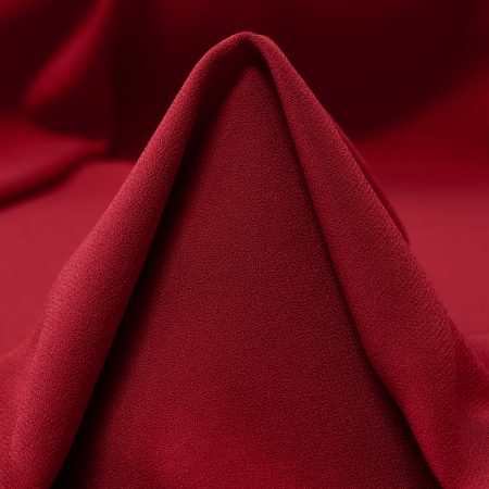 Crêpe, Satin, Triacetate, Savvy Red