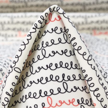 Techno Jersey, Elastic, Printed, Snow White