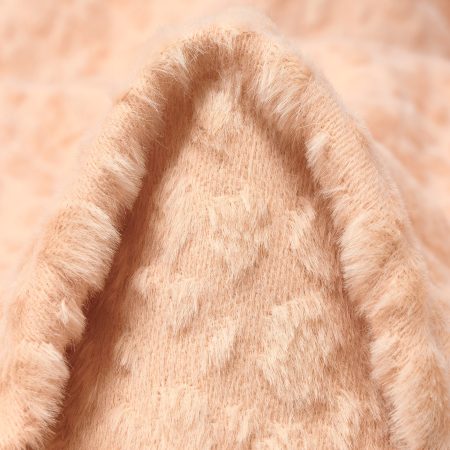 Fake Fur, Alpaca, Virgin Wool, Crème de Pêche