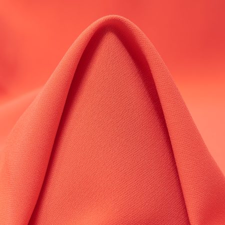 Crêpe, Triacetate, Coral
