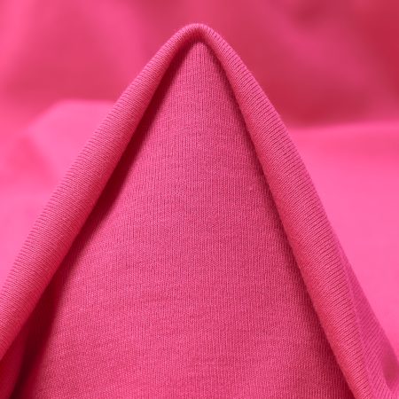 Jersey, Cotton, Elastic, Magenta