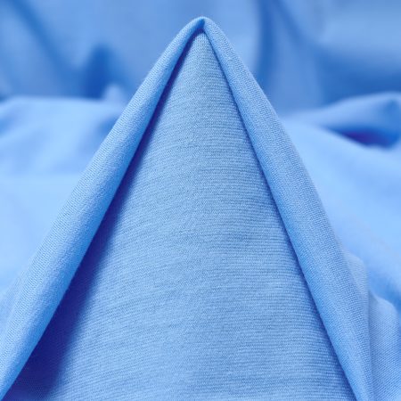 Single Jersey, Cotton, Airy Blue