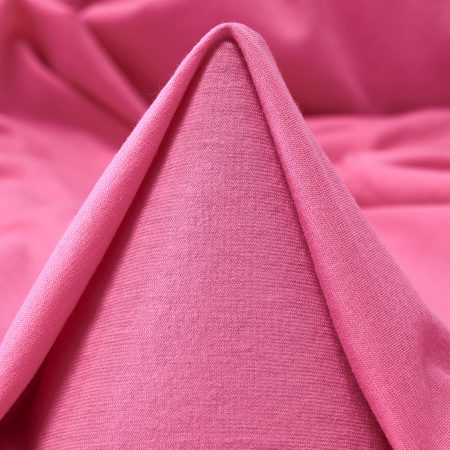 Single Jersey, Cotton, Aurora Pink