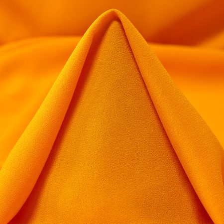 Crêpe, Satin, Triacetate, Zinnia