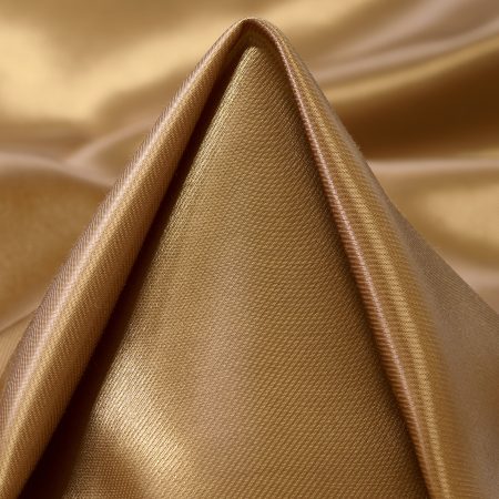 Twill, Cupro, Cotton, Pale Gold