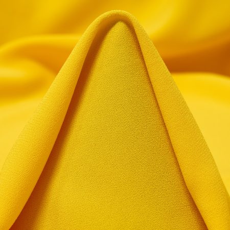 Crêpe, Satin, Triacetate, Yellow Balloon