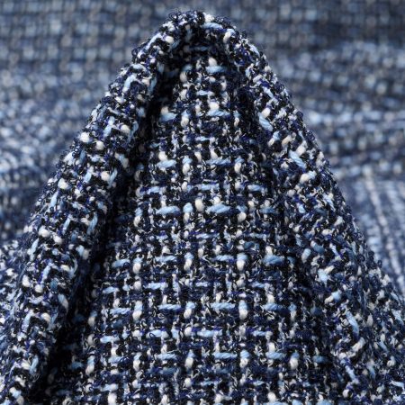 Chanel, Bouclé, Cotton Blend, Airy Blue