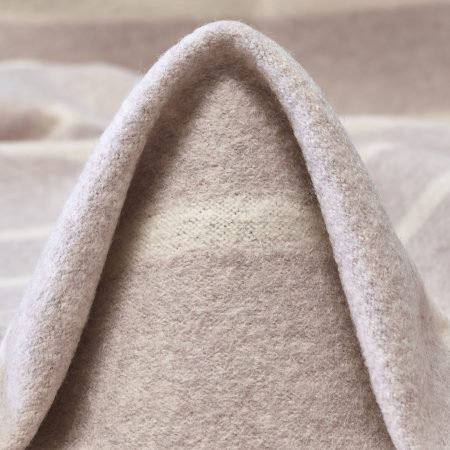 Boiled Wool, Jersey, Stripes, Lavender Fog&Antique White