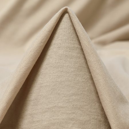 Single Jersey, Cotton, Bone White