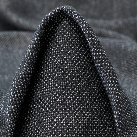 Wool, Linen, Melange, Black Sand