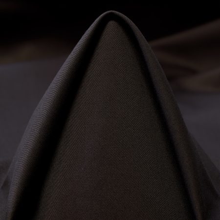 Poplin, Cotton, Elastic, Espresso