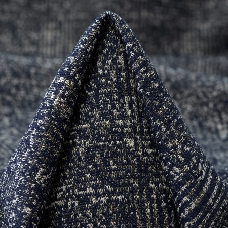 Jersey, Jacquard, Cotton, Bone White&Raven Black