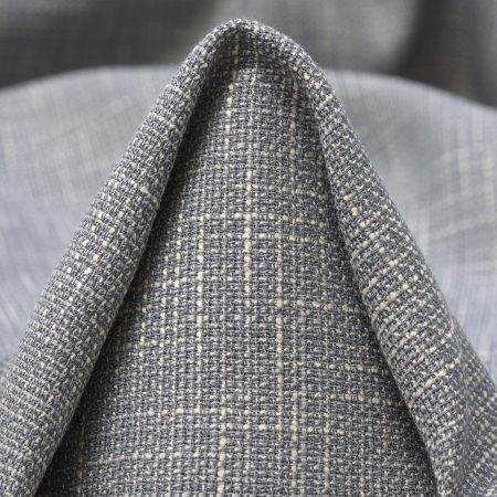 Wool, Linen Blend, Cotton Blend, Ghost Gray&Vanilla Ice