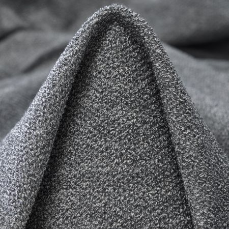 Jersey, Bouclé, Cotton, Steeple Gray