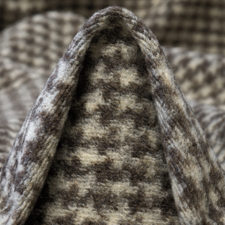 Jersey, Wool, Houndstooth, White Onyx&Coffee Quartz