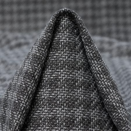 Wool, Viscose Blend, Micro Design, Mockingbird