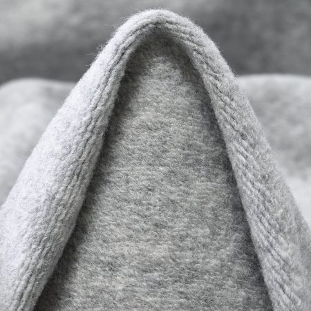 Jersey, Wool Blend, Brushed, Mirage Gray