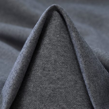 Double Jersey, Cotton, Iron Gate&Perfectly Pale